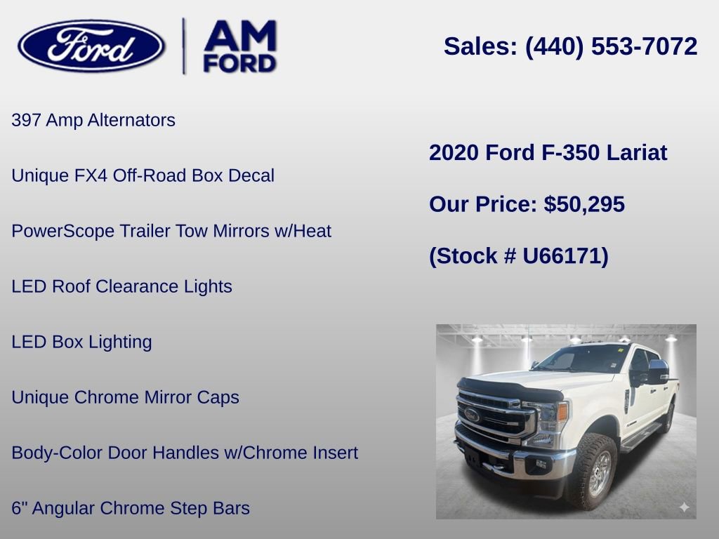 Used 2020 Ford F350 Lariat w/ Lariat Ultimate Package AWD/4WD image 36
