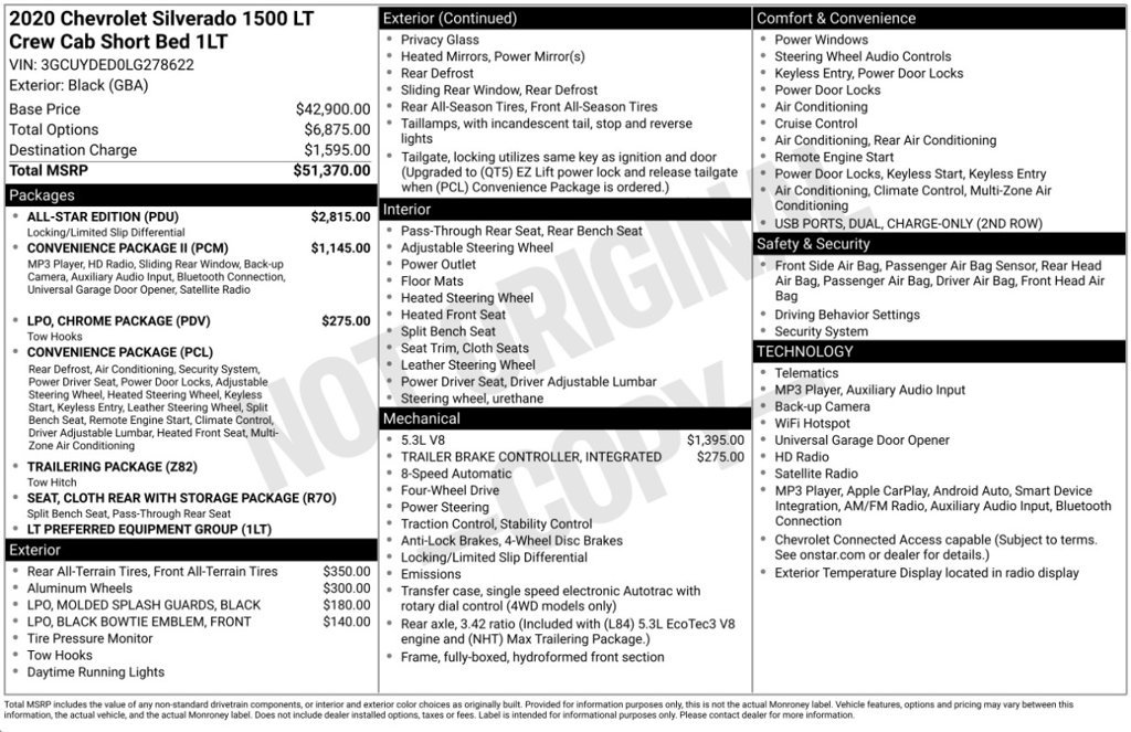Used 2020 Chevrolet Silverado 1500 LT w/ All-Star Edition AWD/4WD image 6