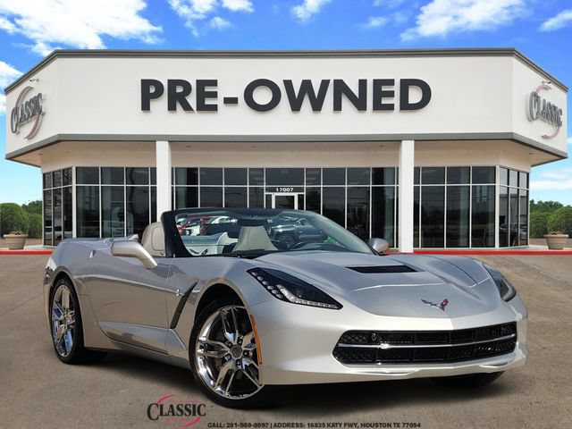 Used 2019 Chevrolet Corvette Stingray Convertible w/ 3LT Preferred Equipment Group RWD image 1