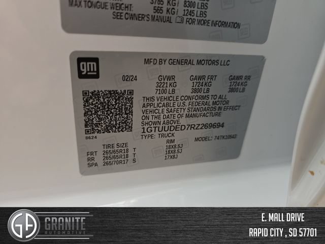 Used 2024 GMC Sierra 1500 SLT AWD/4WD image 30
