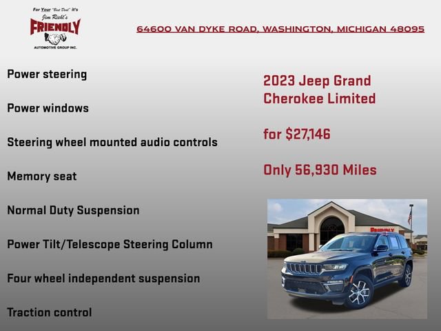 Used 2023 Jeep Grand Cherokee Limited w/ Luxury Tech Group II AWD/4WD image 25