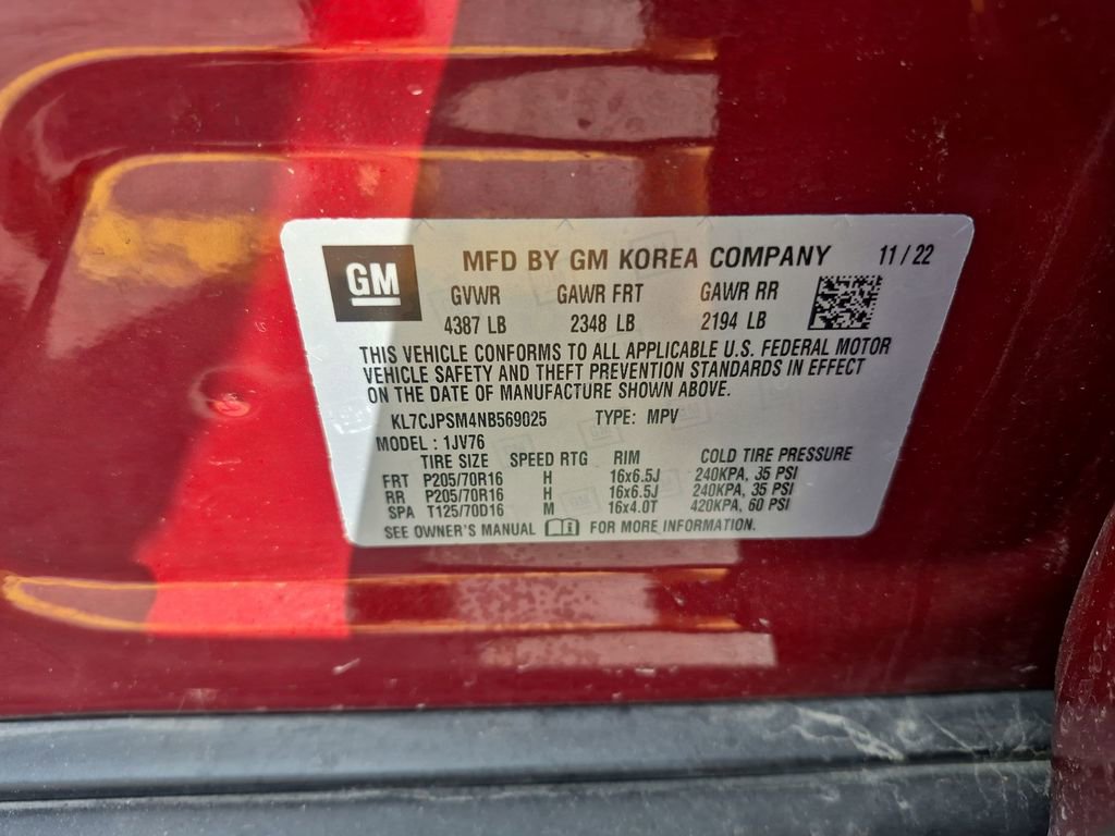 Used 2022 Chevrolet Trax LT w/ LT Convenience Package image 35