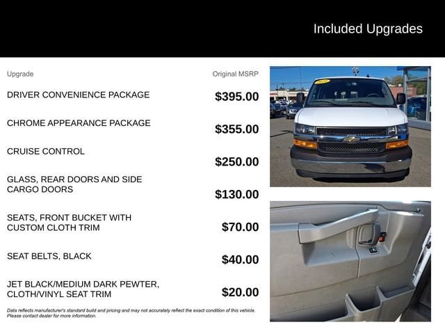 Used 2024 Chevrolet Express 2500 w/ Driver Convenience Package RWD image 7
