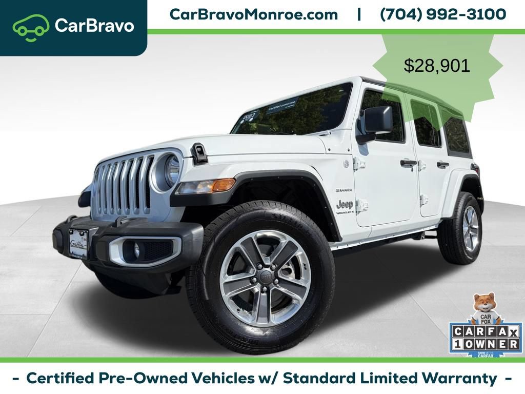 Used 2023 Jeep Wrangler Unlimited Sahara AWD/4WD image 11