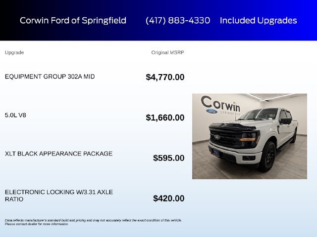 Certified 2024 Ford F150 XLT w/ Equipment Group 302A MID AWD/4WD image 6