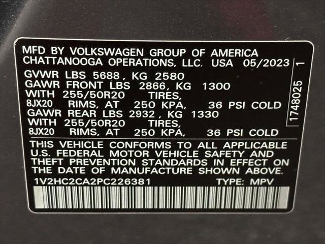 Used 2023 Volkswagen Atlas Cross Sport SE w/ Black Wheel Package AWD/4WD image 30