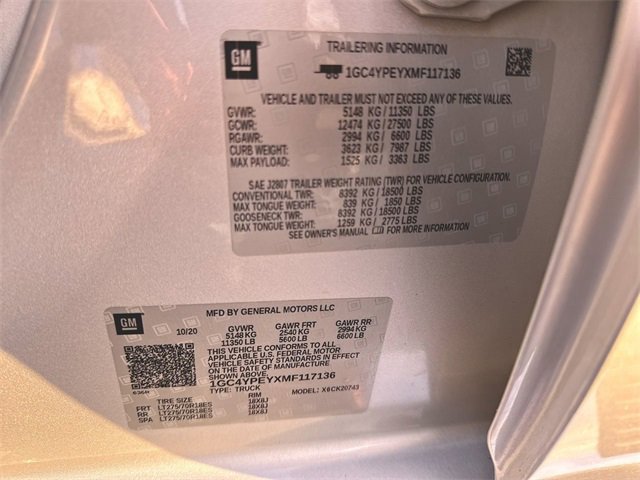 Used 2021 Chevrolet Silverado 2500 LTZ image 32