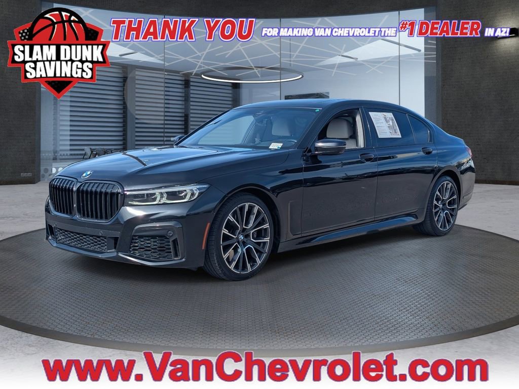 Used 2021 BMW 740i w/ M Sport Package RWD image 1