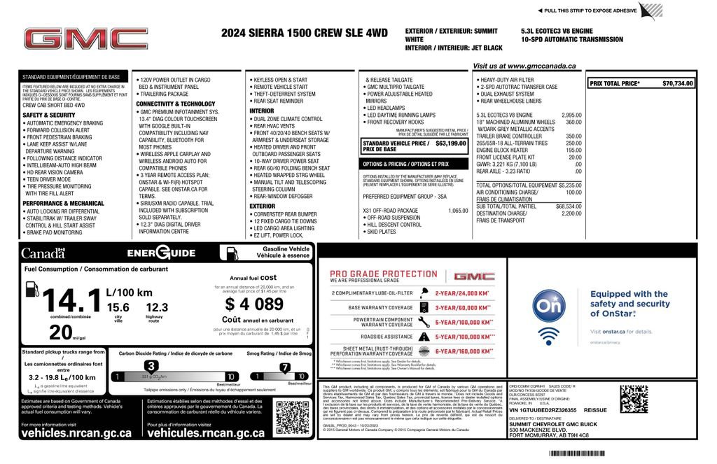 Used 2024 GMC Sierra 1500 SLE w/ X31 Off-Road Package image 5