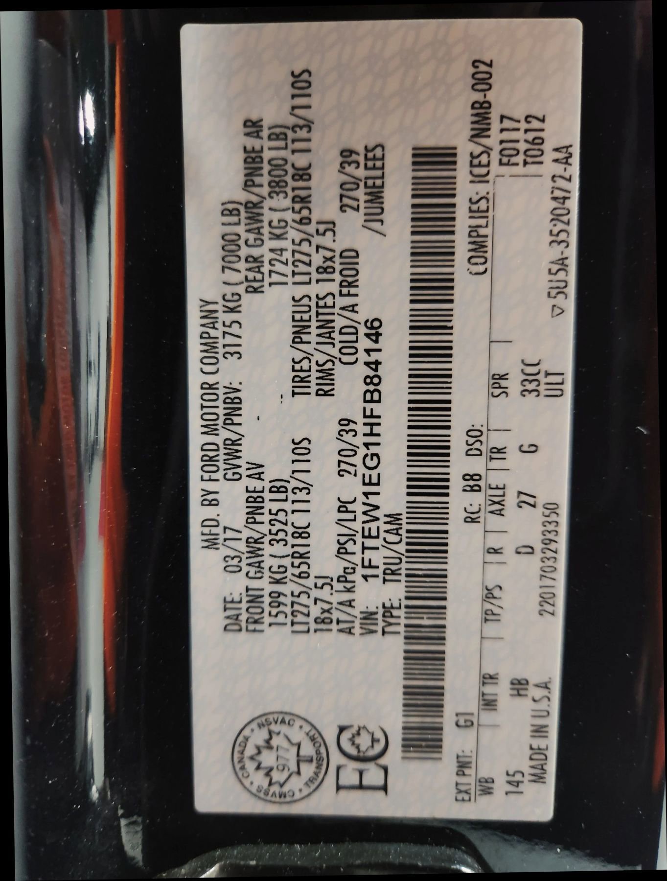 Used 2017 Ford F150 Lariat w/ Equipment Group 502A Luxury image 44