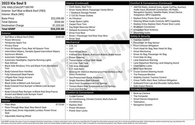 Used 2023 Kia Soul S image 33