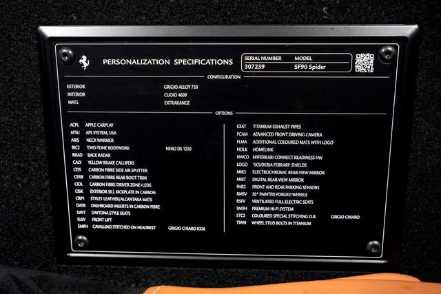Used 2024 Ferrari SF90 Spider AWD/4WD image 17