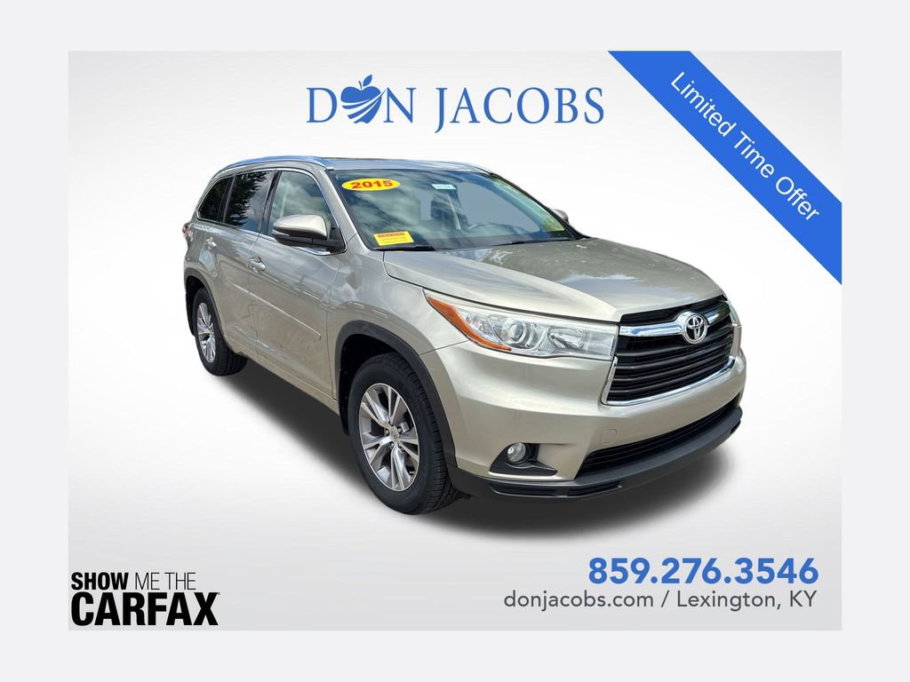 Used 2015 Toyota Highlander XLE AWD/4WD image 1