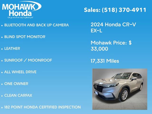 Certified 2024 Honda CR-V EX-L image 8