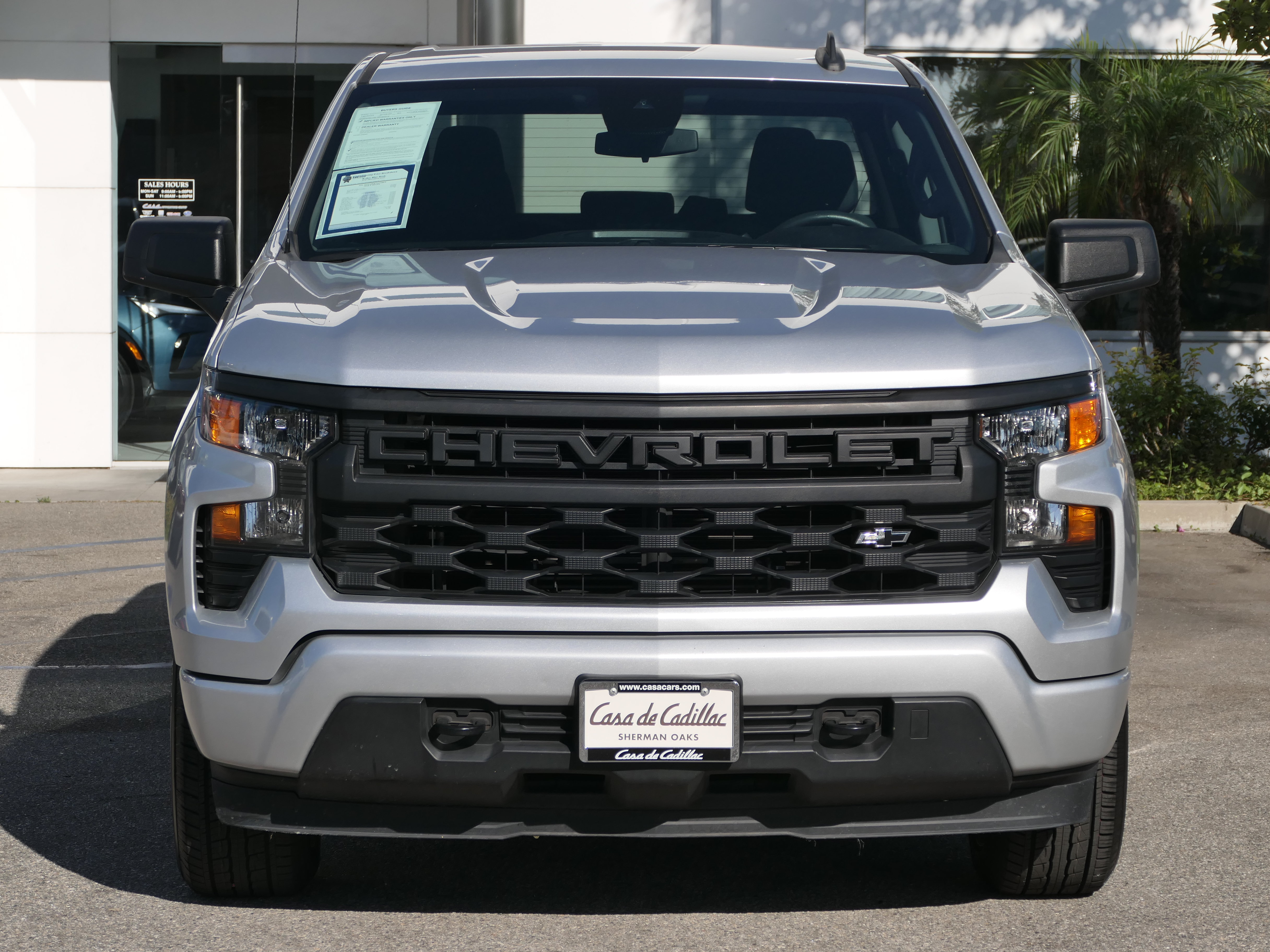 Used 2022 Chevrolet Silverado 1500 Custom w/ LPO, Dark Essentials Package RWD image 9