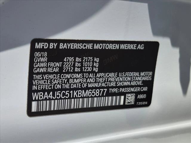 Used 2019 BMW 440i Gran Coupe w/ Executive Package RWD image 25