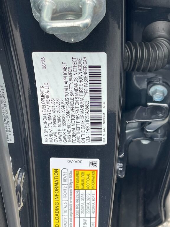 Certified 2025 Honda Accord LX image 35