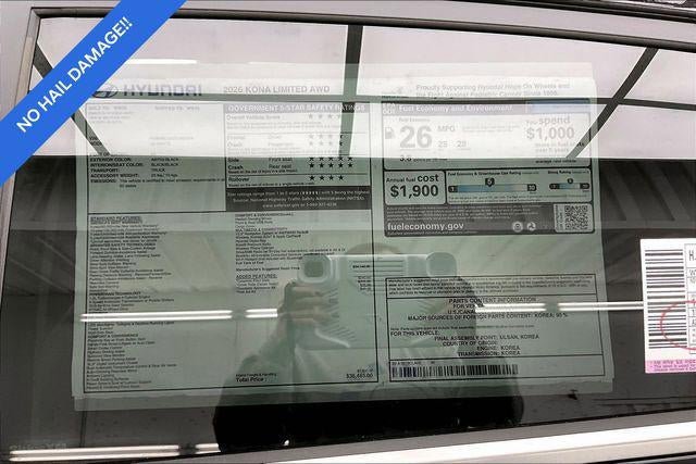 New 2026 Hyundai Kona Limited AWD/4WD image 40