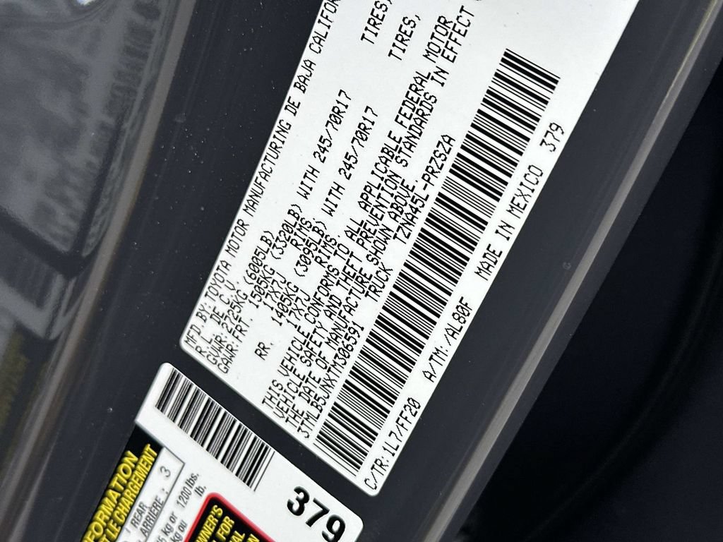 New 2026 Toyota Tacoma SR5 AWD/4WD image 17