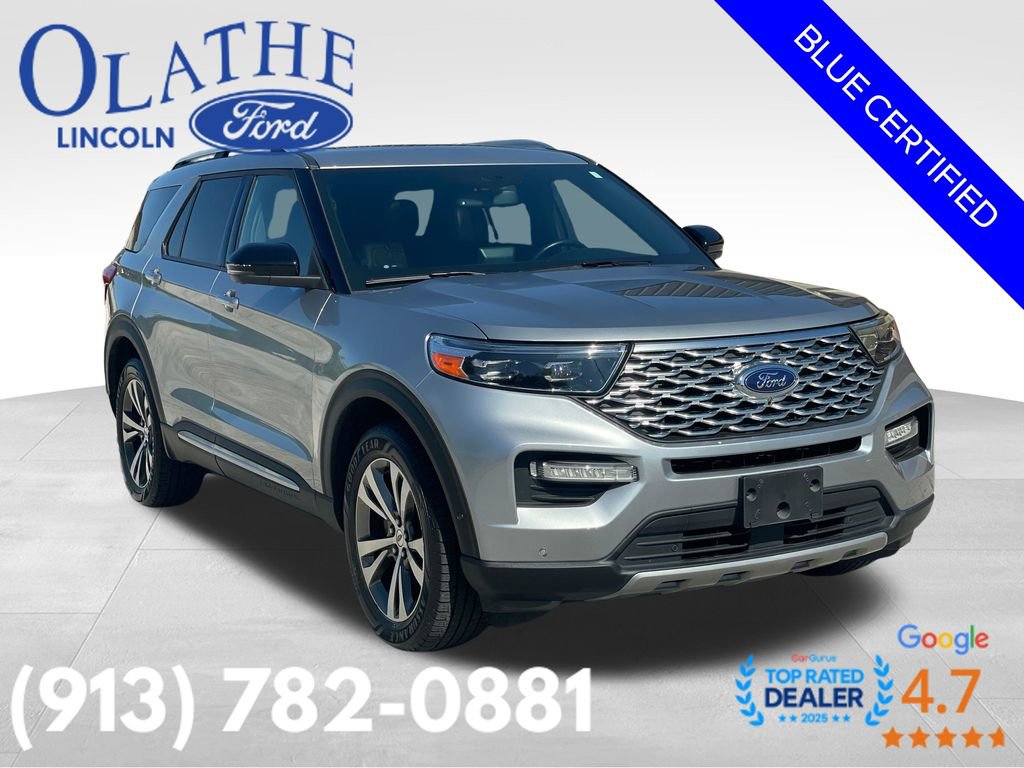 Certified 2020 Ford Explorer Platinum w/ Premium Technology Package AWD/4WD image 8