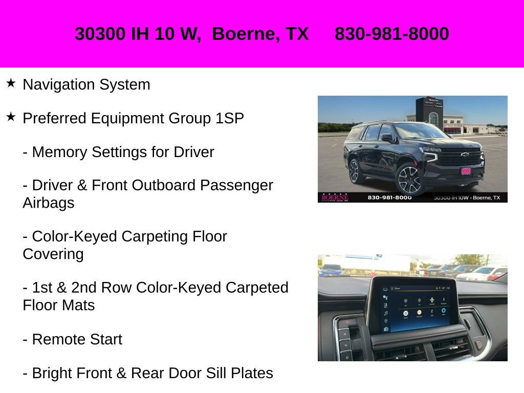 Used 2024 Chevrolet Tahoe RST w/ Sport Performance Package AWD/4WD image 10