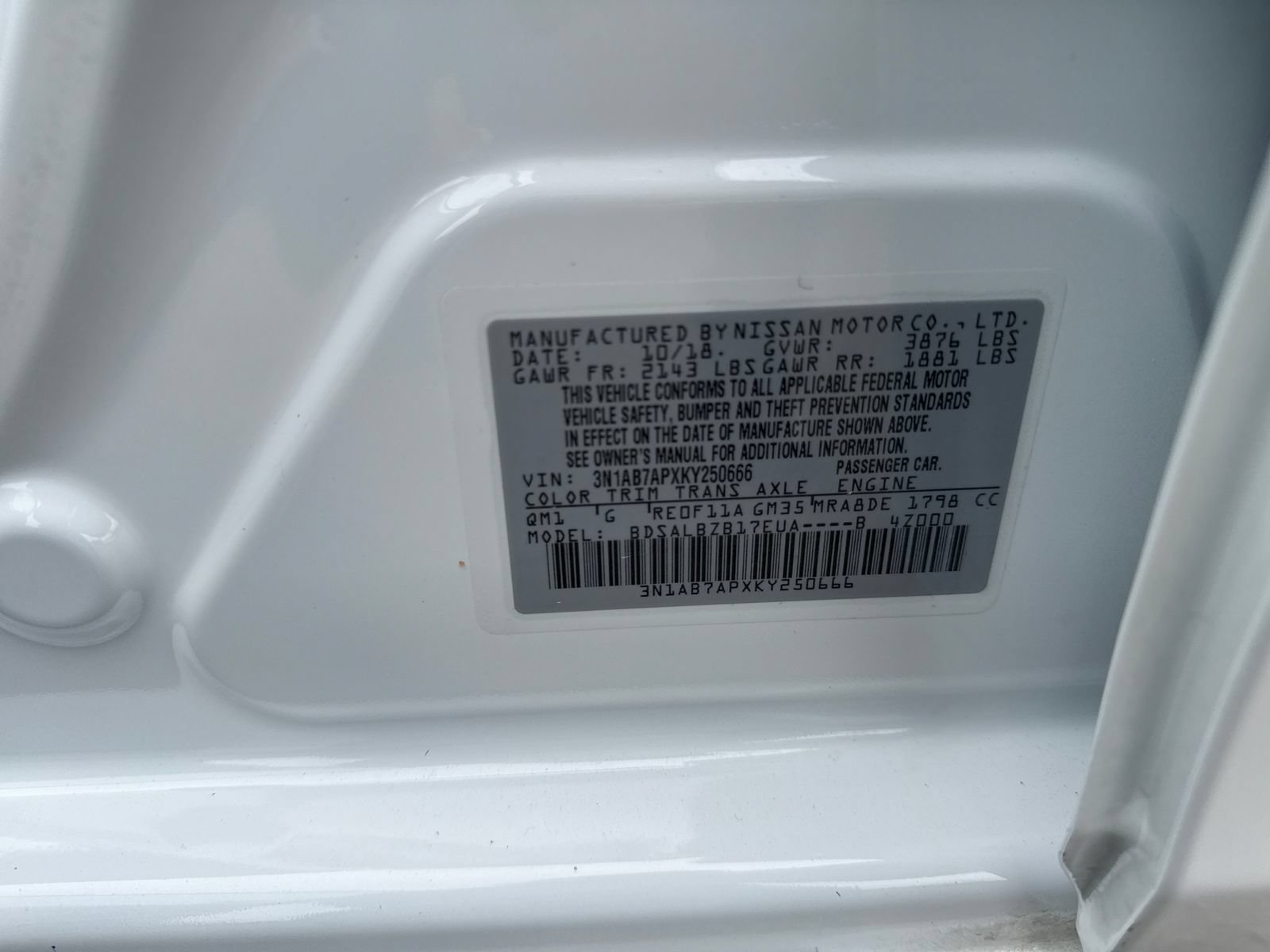 Used 2019 Nissan Sentra S FWD image 30