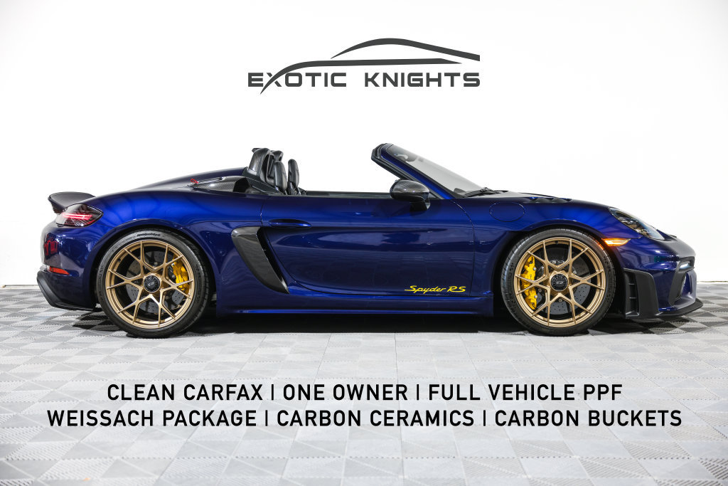 Used 2025 Porsche 718 Boxster Spyder RS