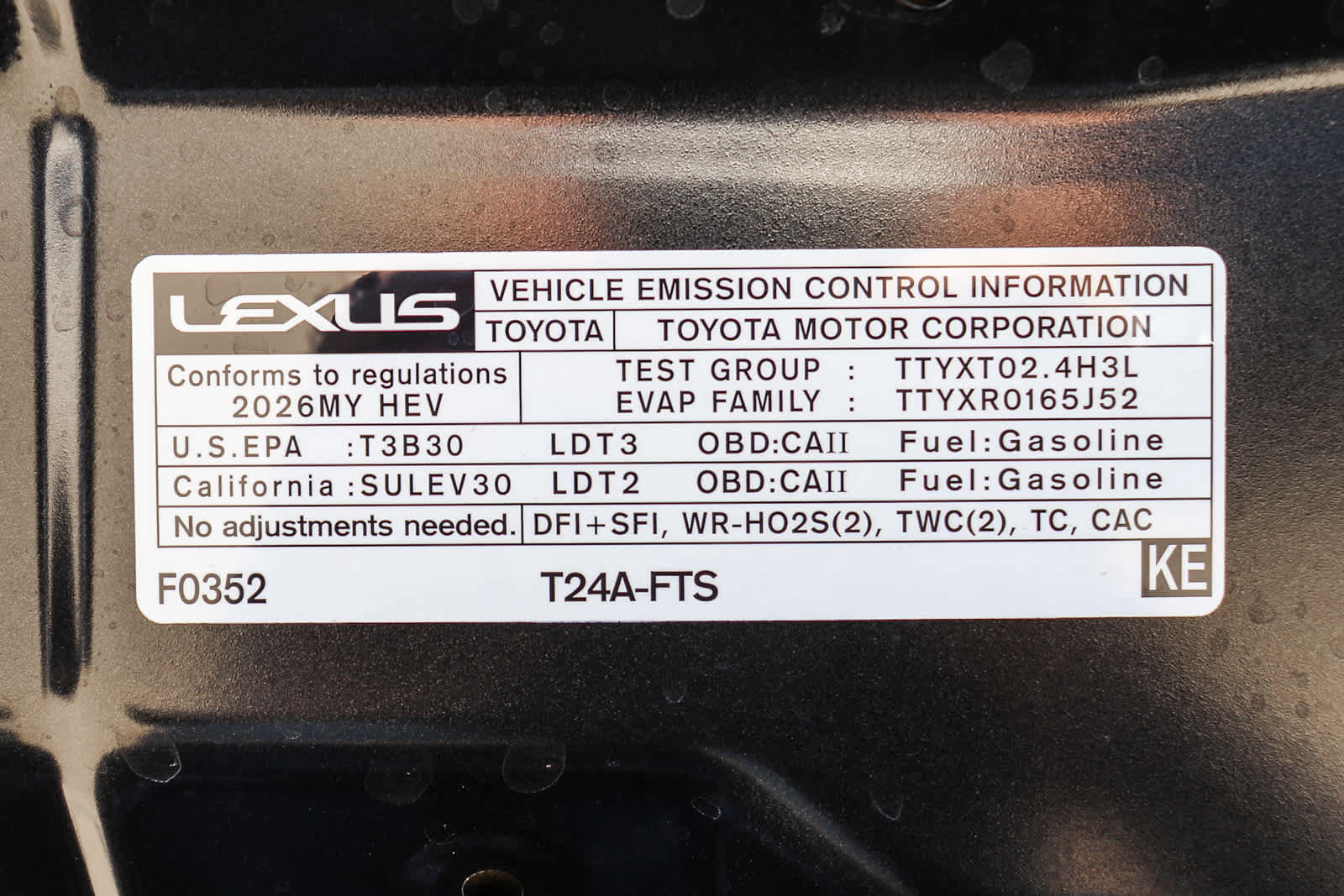 Certified 2026 Lexus TX 500h AWD w/ Technology Package image 29
