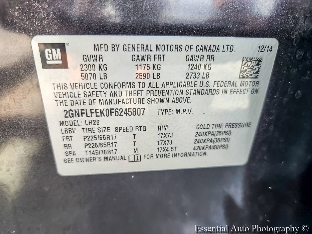 Used 2015 Chevrolet Equinox LT AWD/4WD image 21