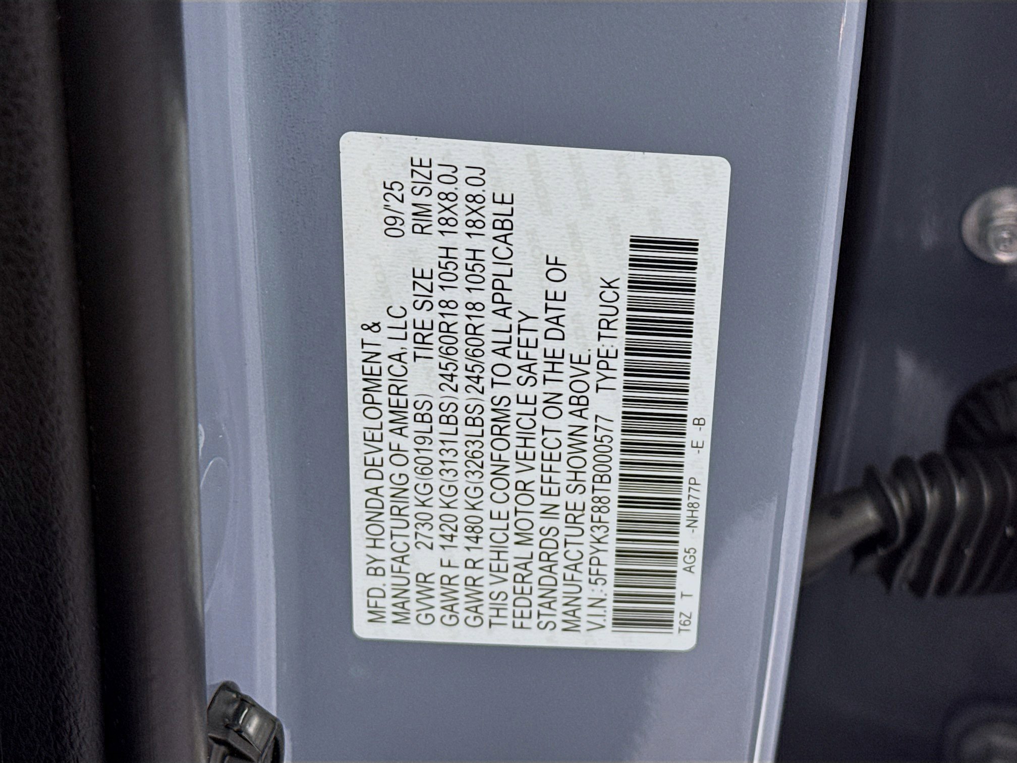 New 2026 Honda Ridgeline Black Edition image 33