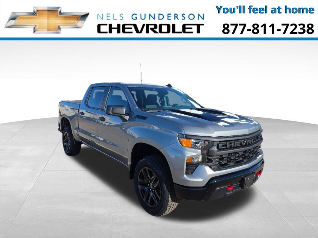 New 2026 Chevrolet Silverado 1500 Custom Trail Boss w/ LPO, Dark Essentials Package