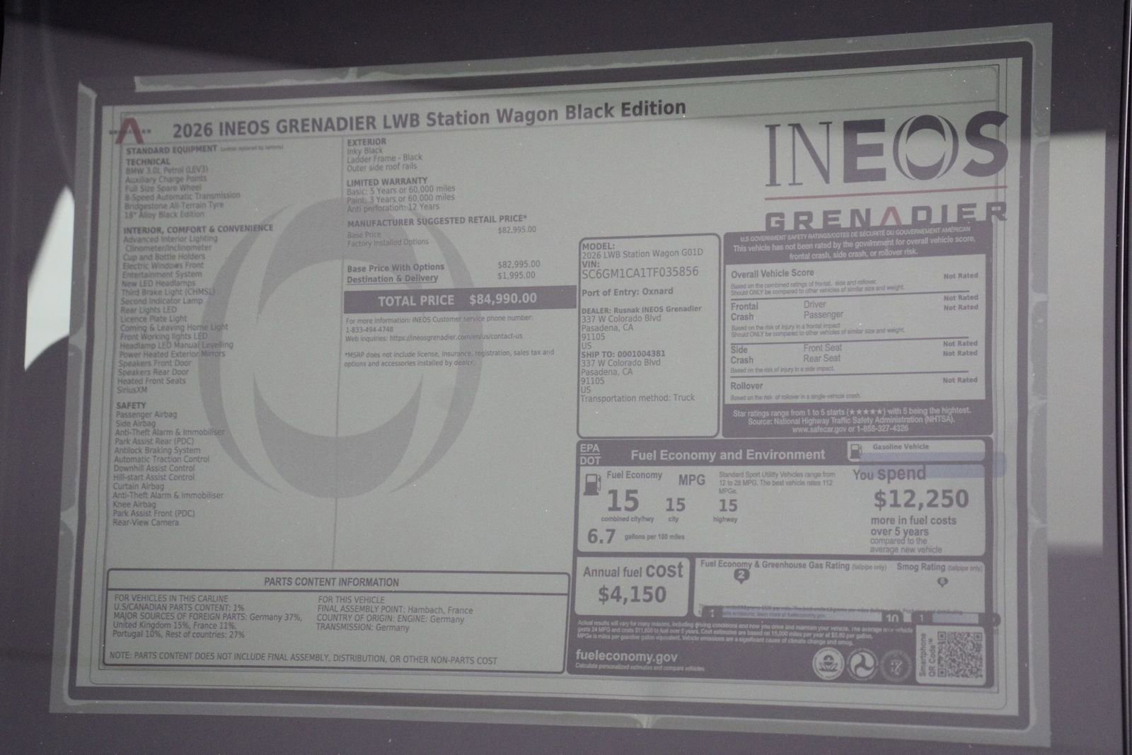 New 2026 INEOS Grenadier AWD/4WD image 22