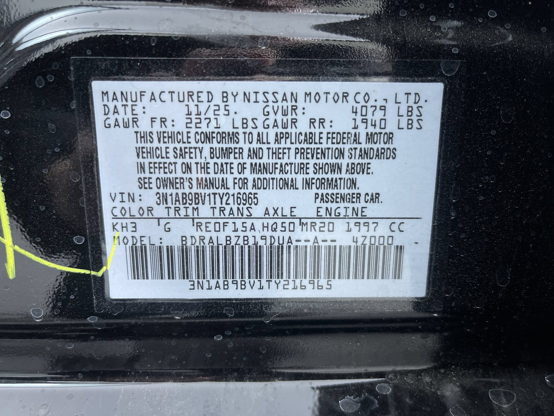 New 2026 Nissan Sentra S w/ S Cold Weather Package FWD image 12