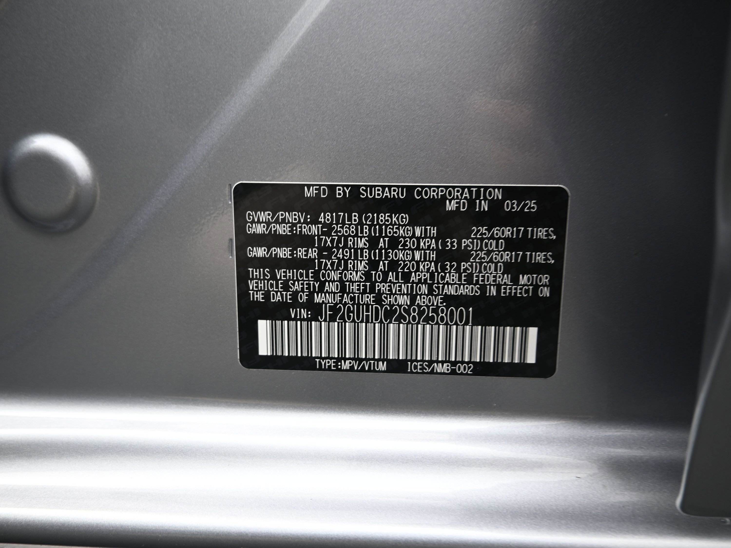 Used 2025 Subaru Crosstrek 2.0i Premium w/ Crosstrek Mirror Package image 11