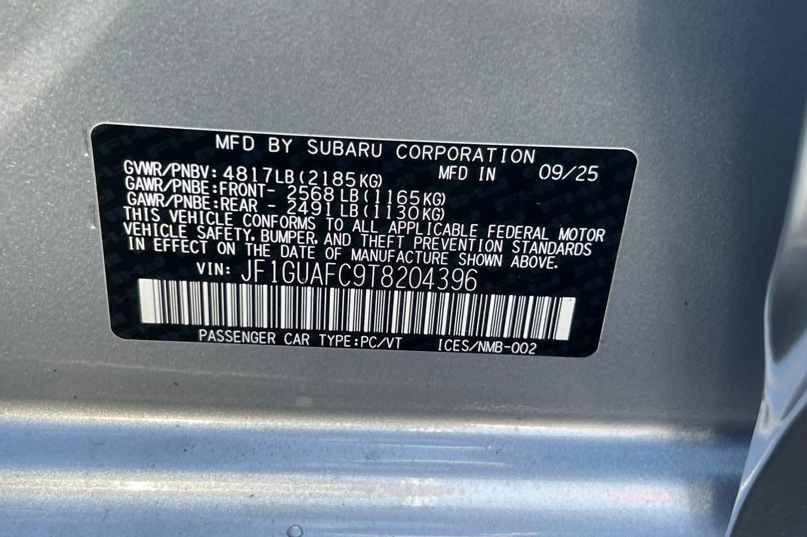 New 2026 Subaru Impreza 2.0i Sport image 27