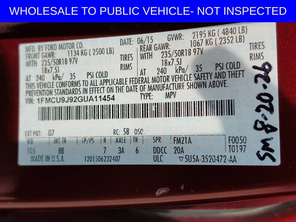 Used 2016 Ford Escape Titanium AWD/4WD image 40