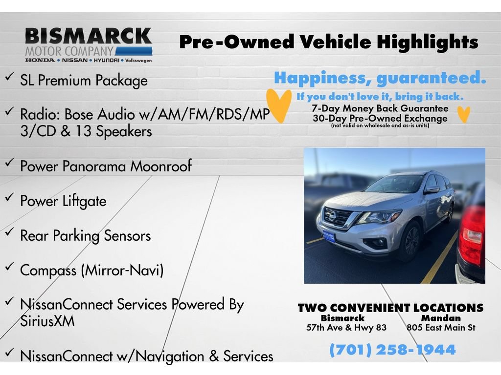 Used 2017 Nissan Pathfinder SL w/ SL Premium Package AWD/4WD image 8