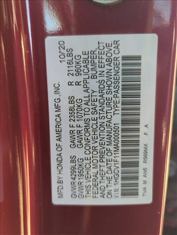 Certified 2021 Honda Accord LX image 22