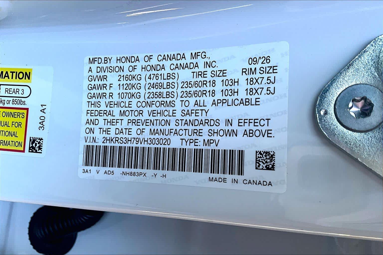 New 2027 Honda CR-V EX-L image 18
