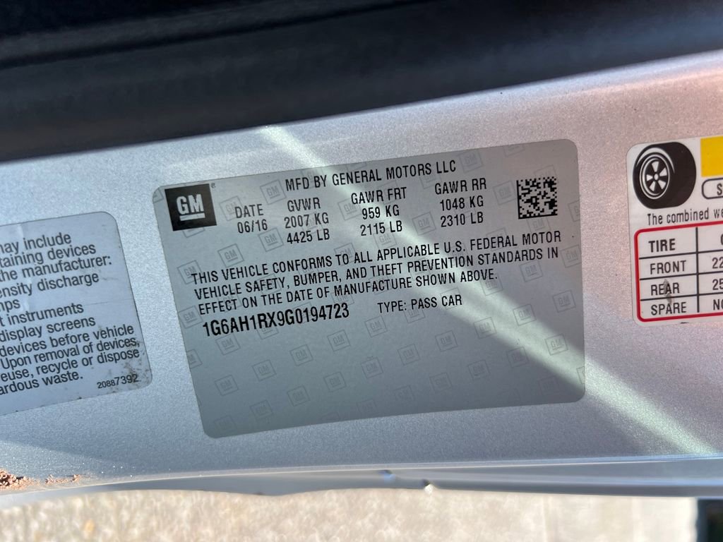 Used 2016 Cadillac ATS Luxury w/ Safety and Security Package image 25