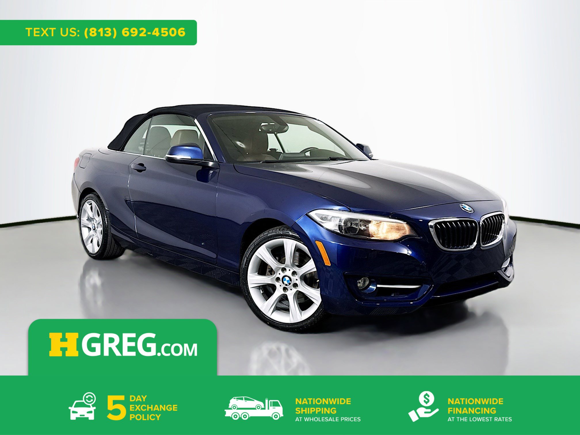 Used 2016 BMW 228i xDrive Convertible image 1