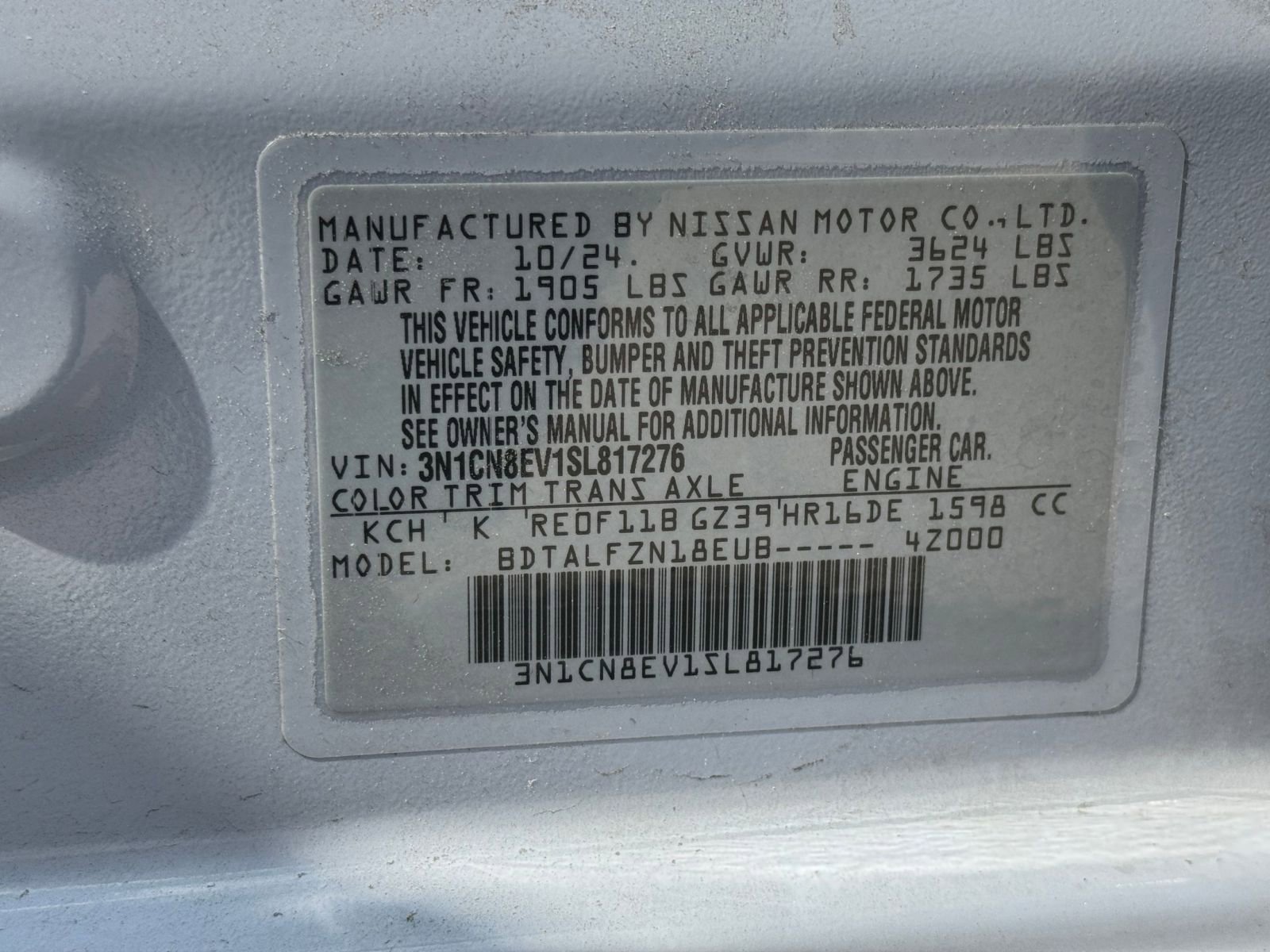 Used 2025 Nissan Versa SV image 24