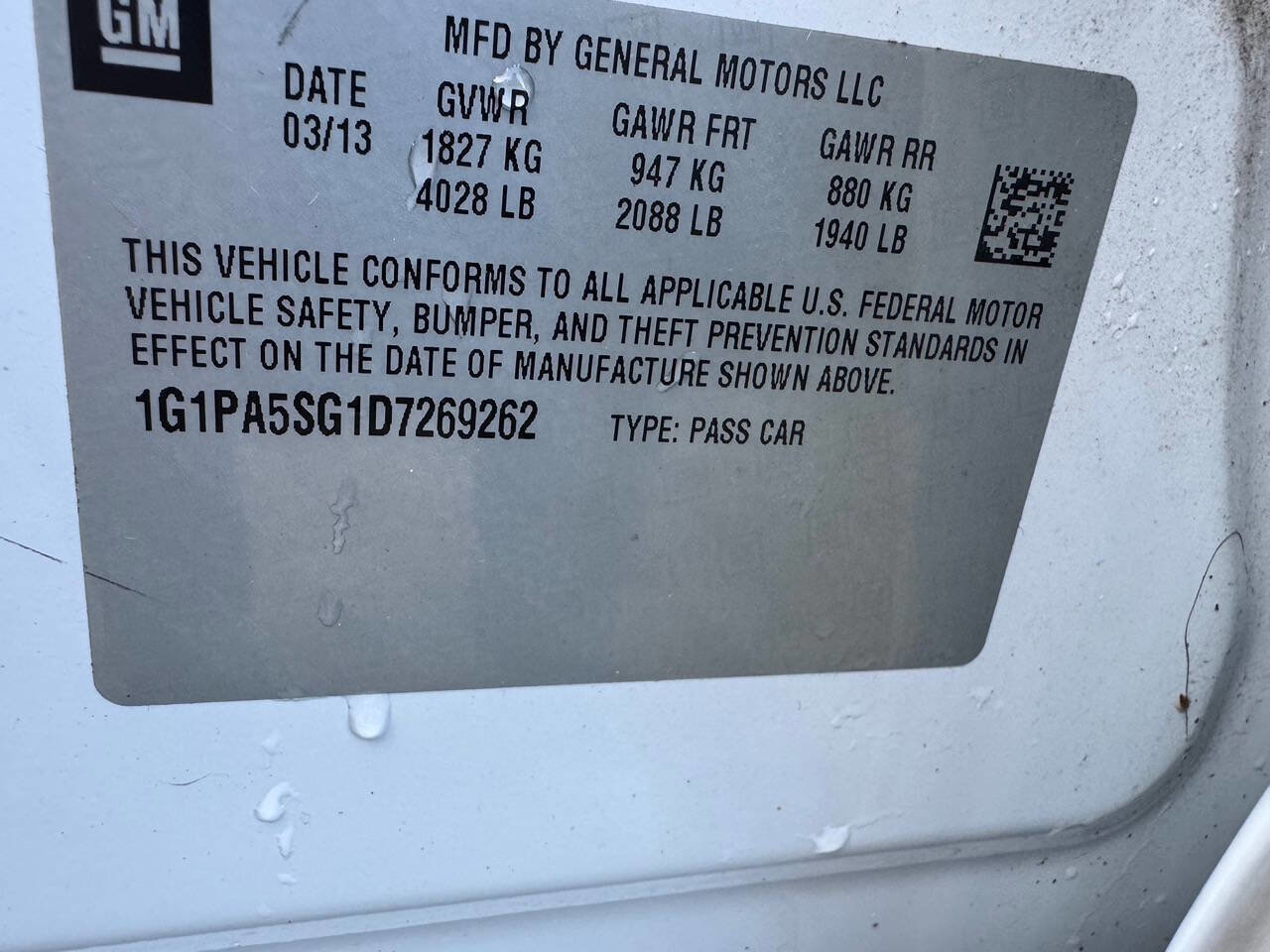 Used 2013 Chevrolet Cruze LS image 15