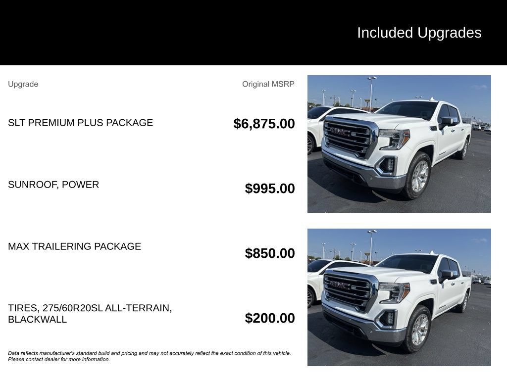 Used 2019 GMC Sierra 1500 SLT w/ SLT Premium Plus Package AWD/4WD image 7