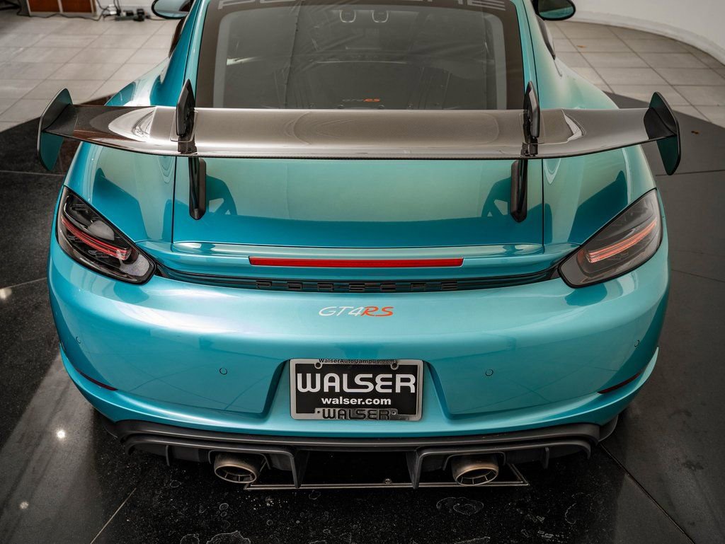 Certified 2024 Porsche 718 Cayman GT4 RS w/ Weissach Package RWD image 27