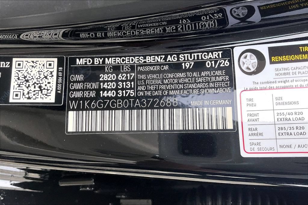New 2026 Mercedes-Benz S 580 4MATIC Sedan image 12