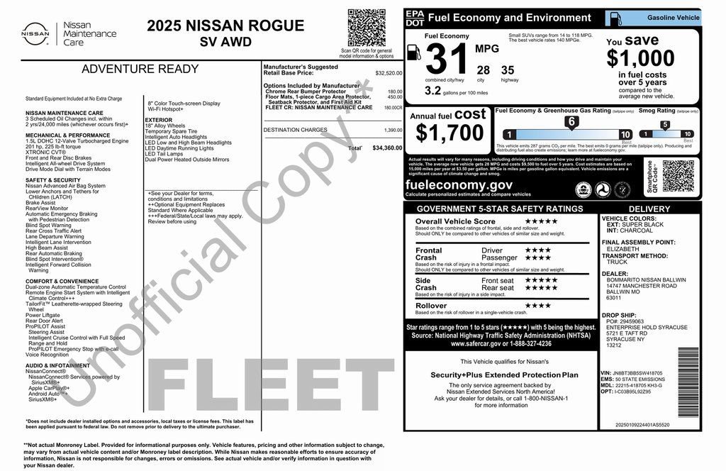 Used 2025 Nissan Rogue SV image 31