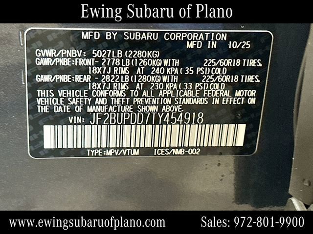 Used 2026 Subaru Outback Limited AWD/4WD image 34