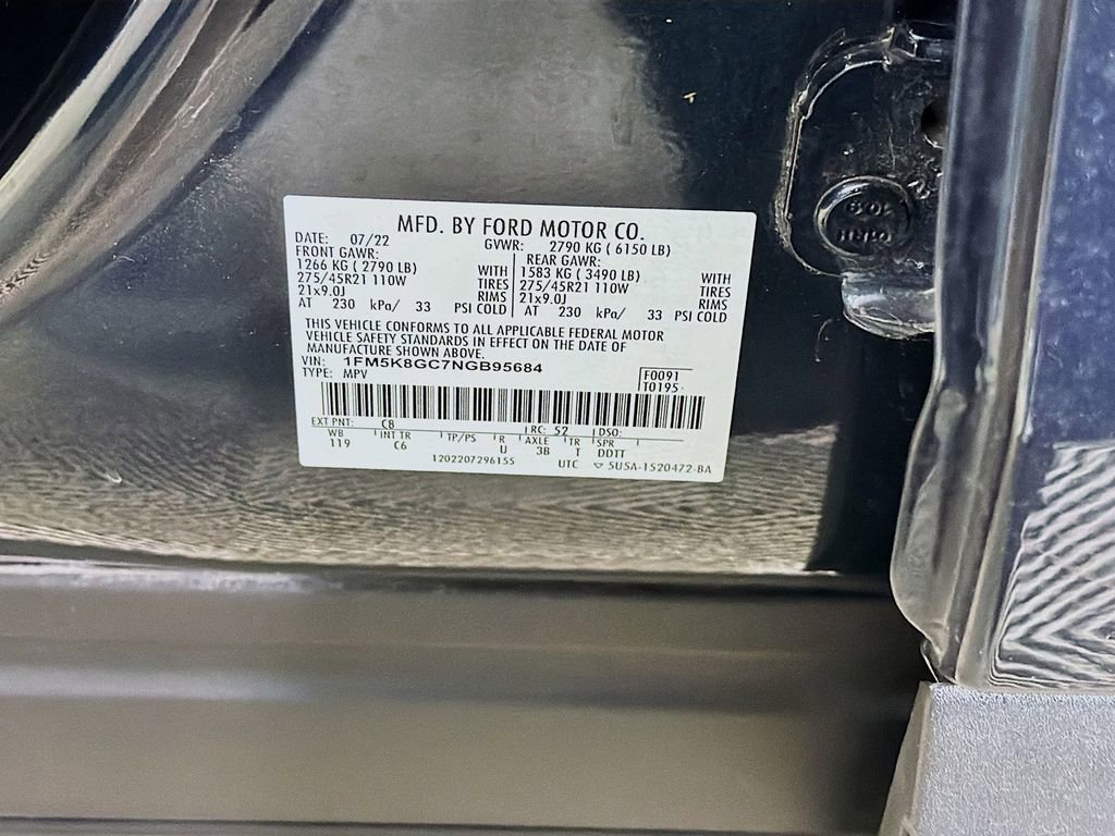 Used 2022 Ford Explorer ST w/ Equipment Group 401A image 36