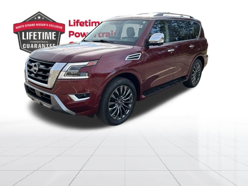 Certified 2024 Nissan Armada Platinum w/ Captain's Chairs Package